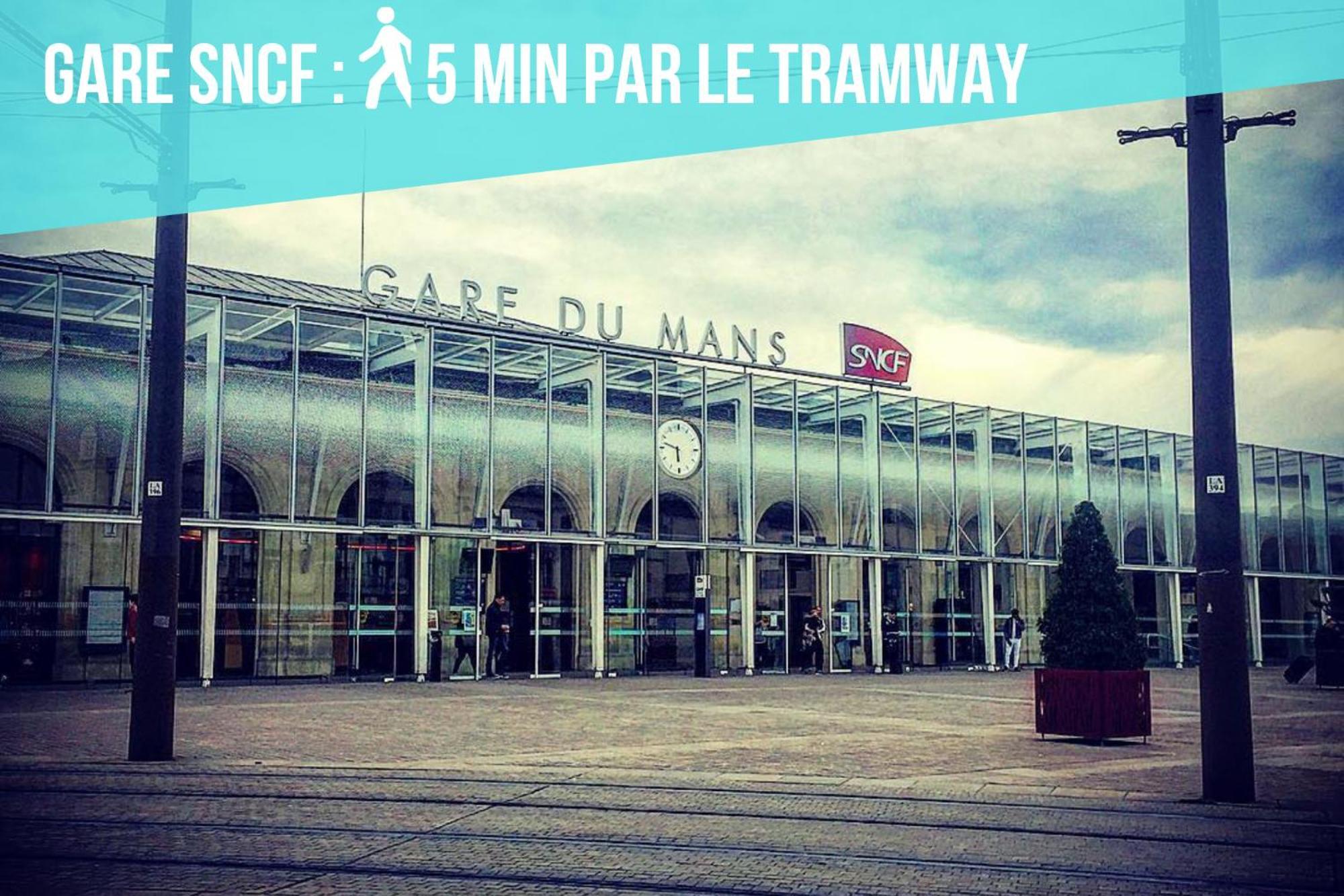 Ferienwohnung Tramway 10 JAURES Cosy proche gare Le Mans Exterior foto